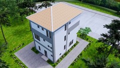 23×30 Feet House Design Plans 7×9 Meter 5 Beds 6 Baths Modern Hip (A4 Hard Copy)
