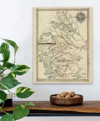 Philmont Scout Ranch Vintage Map 1948 Cimarron New Mexico Trail Plan