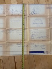 Vintage 1967 Blueprint Civil Engineering Plans Goldblatts Rockford IL