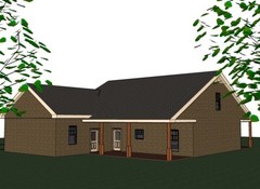 Blanche_1415G-5, all brick, 3 bed / 2 bath , 2 car garage, future upstairs, PDF