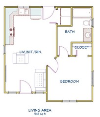 Custom Modern Cabin Plans – 1 Bed 1 Bath 543 sqft – $68,000 (Cost to Build)