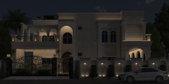 Luxury Villa Exterior Design | Mediterranean Style | High-Resolution Render |
