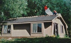 Low Cost Vacation Home Cabin 24×32 Truss Frame 1972 HowTo build PLANS