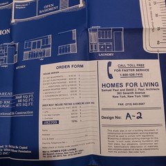 HOUSE OF THE WEEK STUDY PLAN. VINTAGE AP NEWSFEATURES, ARCHITECT DESIGNED HOUSES