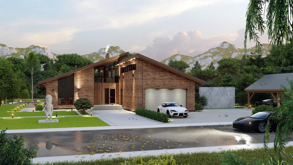 Long House 4 Bed, 3 Bathroom, CAD Blueprints Metric