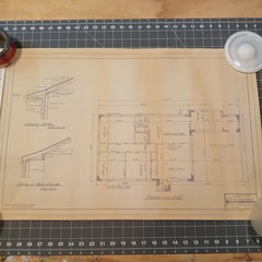 MCM 1966 House Blueprint Plans W.D. Farmer Homes Plan #246 1220 sf 60s Ranch Vtg