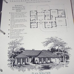 1995 Binder Book of Home Plans Featuring Andersen Windows Contractor’s Edition