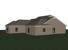 Abbigale 2161G 5 ALL BRICK home, house plan 4 beds, 2.5 baths PDF