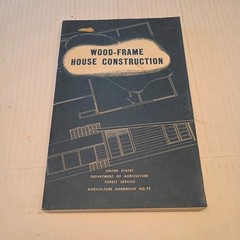 Wood-Frame House Construction by L. O. Anderson and O. C. Heyer 1955 Softcover