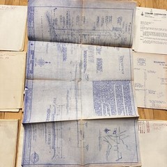 Various Blue Prints Residential Plot Sewer Site Plan Architect Road Improvement