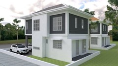 Custom House Plan 6×10.5 Meter 20×35 Feet 3 Beds 3 Baths Hip Roof (A4 Hard Copy)