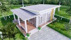 30×20 Feet Small Home Floor Plans 9×6 Meter 2 Beds 1 Bath Shed (A4 Hard Copy)