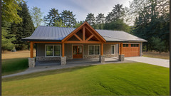2,003 Sqft (Living) Modern Farm House with – 3 Bd, 2 Ba, 2 car ga and Office