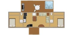 539sqft – 12’x44′ – 2bedrms2baths – Tiny House design – ala cart