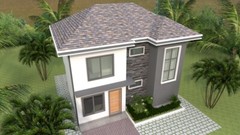 Custom Small House Plan 26×20 Feet 8×6 Meter 3 Beds 2 Baths Hip (A4 Hard Copy)