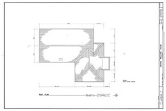 Brick Bungalow, Small Home Design, 2 bedrooms, printed architectural plans