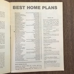 1982 YEAR Vintage Contemporary BEST Home Plans HOUSE Floor Plans Book SEE INDEX