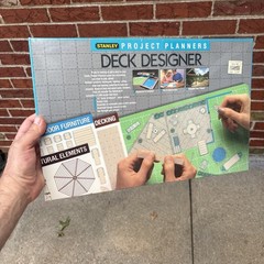 2x Stanley Project Planners DECK KITCHEN Designer Scale Gridboard NEW SEALED LOT