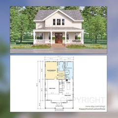 Tall Oak Southern Living Farmhouse – Two Story – 4 Bed 4 Bath – 58×35′ – 3480 Sq