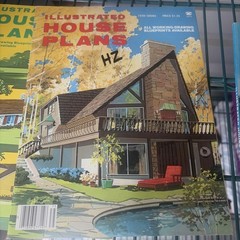 Vintage illustrated House plans with Blueprints 3 Books