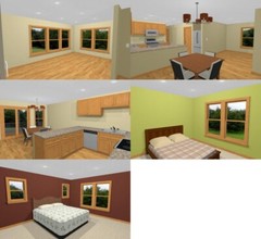 60×48 Apartment with 2-Car 2-RV Garage – PDF FloorPlan – 1,604 sqft – Model 1