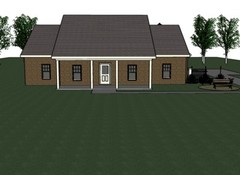 Abbigale 2161G 1 BRICK home, house plan 4 beds, 2.5 baths PDF