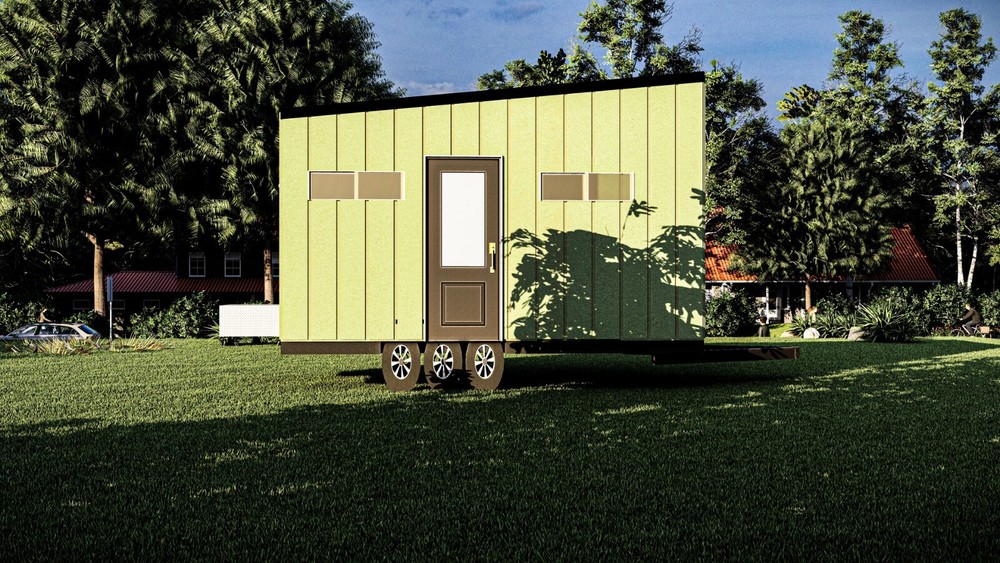 Comprehensive Building Plans for 8′ x 19.5′ Tiny Mobile Home – 156sqft