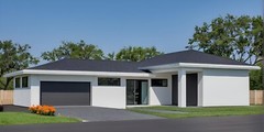Small Modern 3 Bedroom 1.5 Bathroom House Floor Plan Blueprints, 886SQFT/82.3m2