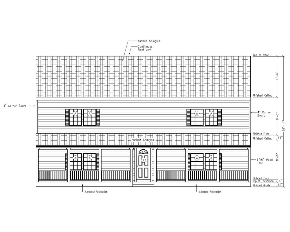 HOUSE PLANS – 3 Bedrooms; 3 Baths; 3150 Square Feet