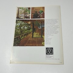 1960’s Western Wood Products Decks Home House Design Idea Dealer Brochure