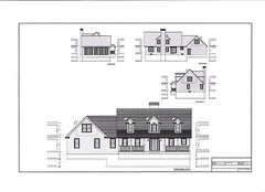 Full Set of two story 4 bedroom house plans 2,944 sq ft