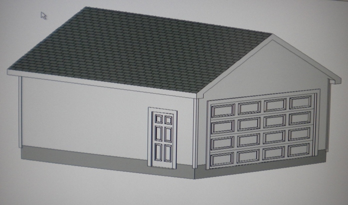 PERMIT READY 20′ X 24′ GARAGE PLAN DRAWN TO SCALE BLUEPRINTS AND MATERIALS LIST
