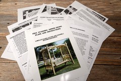 Arbor/Swing DIGTAL PLANS: Photos, Materials List, Cutting Guide, Assembly Instr!