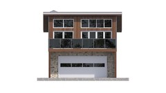 2 car ADU Garage Apartment 1 Bed, 2 Bath Architectural Build Plans PDF Download