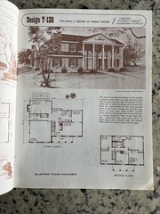 Vintage 1970 Cape Cod Salt Box Garrison Homes Plans Design Catalog Blueprints