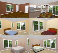 60×30 House — 4 bedroom 3 Bath — 1,800 sqft — PDF Floor Plan — Model 1