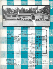 VTG 1970s ’16 HOMES FOR FAMILY LIVING-GREAT ROOM’ CATALOG OF HOUSE PLANS/LAYOUTS