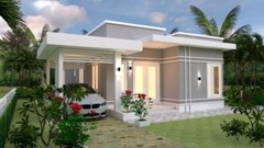 House Design Plan 9×12 Meter 30×40 Feet 3 Bedrooms Terrace Roof (A4 Hard Copy)