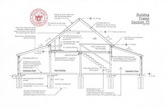 Walnut Car Barns with Lofts – 3 Complete Sets of Pole-Barn Plans (eB-441×3)