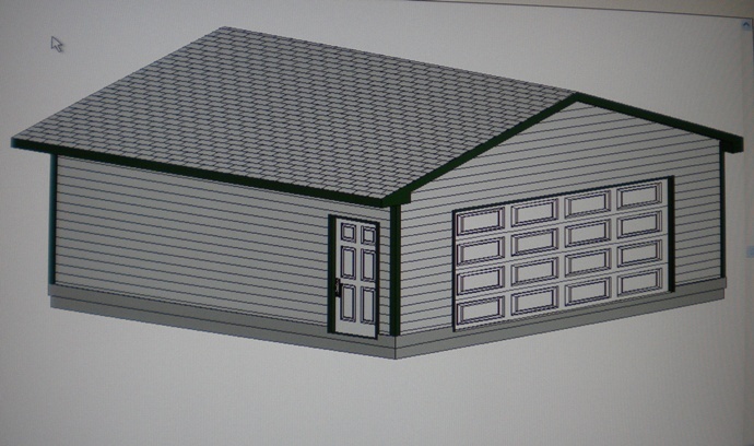 PERMIT READY 24′ x 22′ GARAGE PLAN DRAWN TO SCALE BLUEPRINTS AND MATERIALS LIST