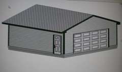 PERMIT READY 24′ x 22′ GARAGE PLAN DRAWN TO SCALE BLUEPRINTS AND MATERIALS LIST