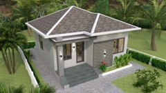 Tiny House 7.5×8.5 Meter 2 Bedrooms 25×29 Feet Full PDF Plans (A4 Hard Copy)