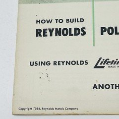 1954 Reynolds Aluminum How To Build Pole Lumber Sheds Plan Blueprint Farm