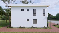 30×36 Ft House Plans 3d 9×11 Mt 4 Beds 4 Baths Hidden Roof CAD PDF &A4 Hard Copy