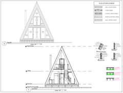 22’x42′ Tiny House Plan 1 Bed, 1 Bath Architectural Build Plans PDF Download