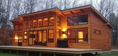 22′ x 46′ Timber Frame Lake Cabin Plan Package