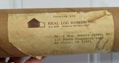 1976 Vermont & Carolina Log Builders Inc Log Cabin Blueprints J Driesch Decor