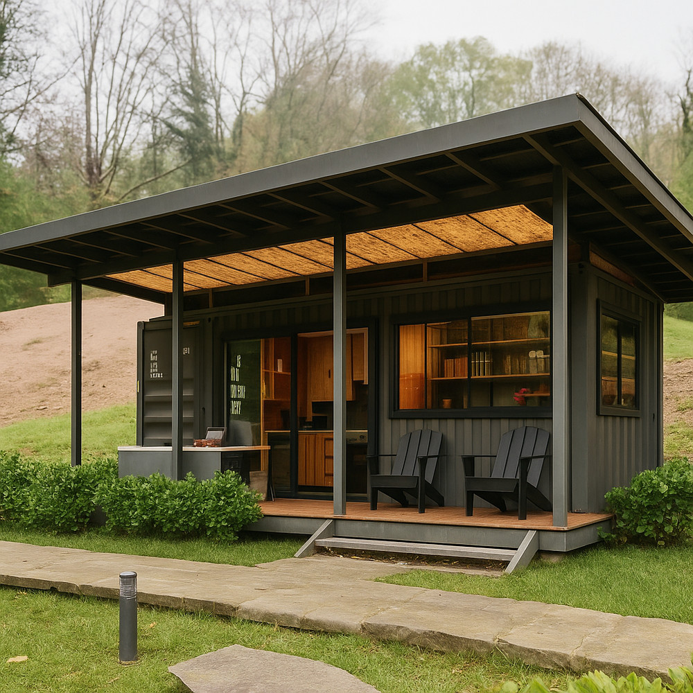 Container house plans – 1 bedroom – 1 bathroom – Digital PDF File