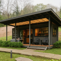 Container house plans – 1 bedroom – 1 bathroom – Digital PDF File