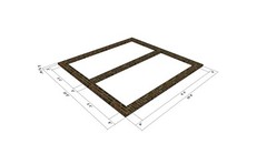 10×10 Lean to Shed Plans (A4 Printed Plans will send to your home)